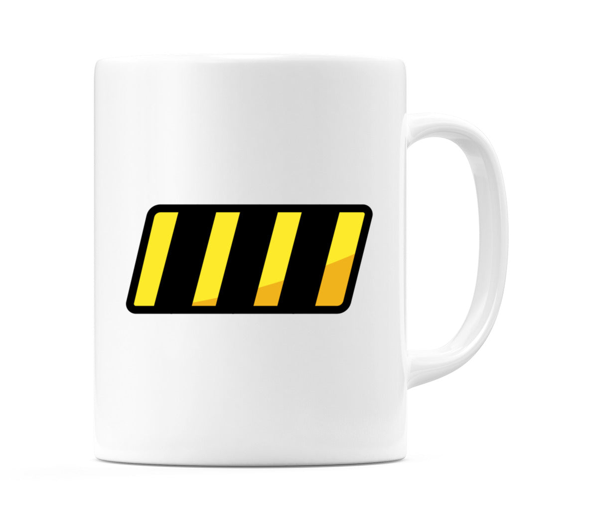 Warning Strip Emoji Mug