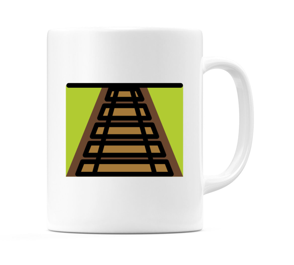Railway Track Emoji Mug