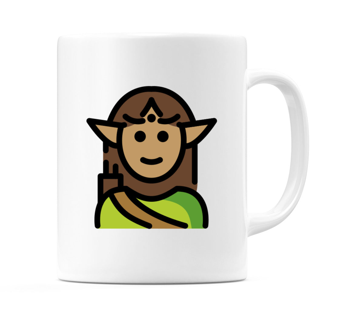 Elf: Medium Skin Tone Emoji Mug
