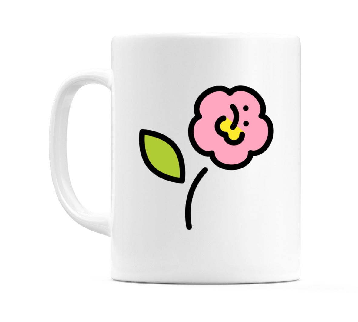 Hibiscus Emoji Mug