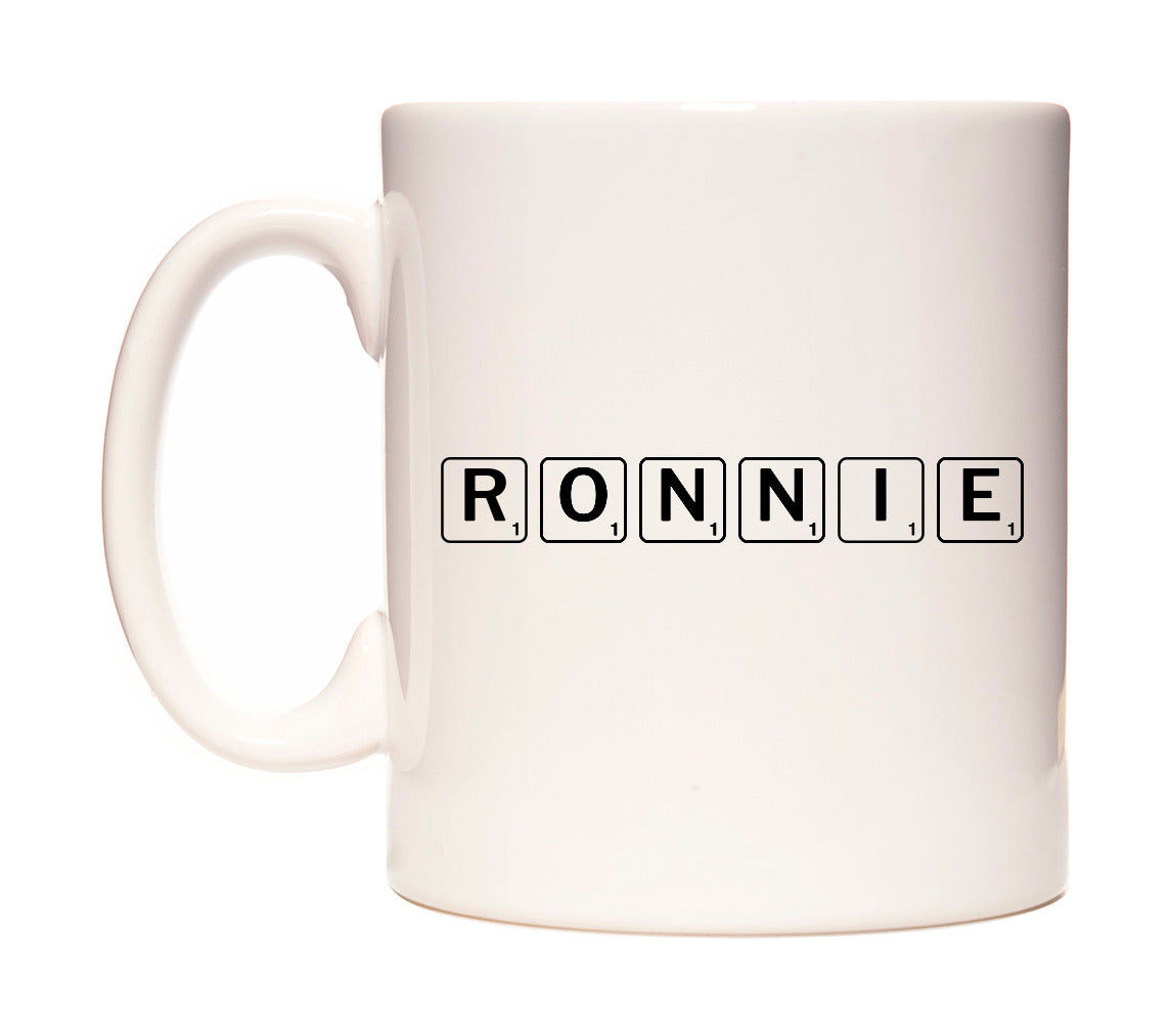 Ronnie - Scrabble Themed Mug