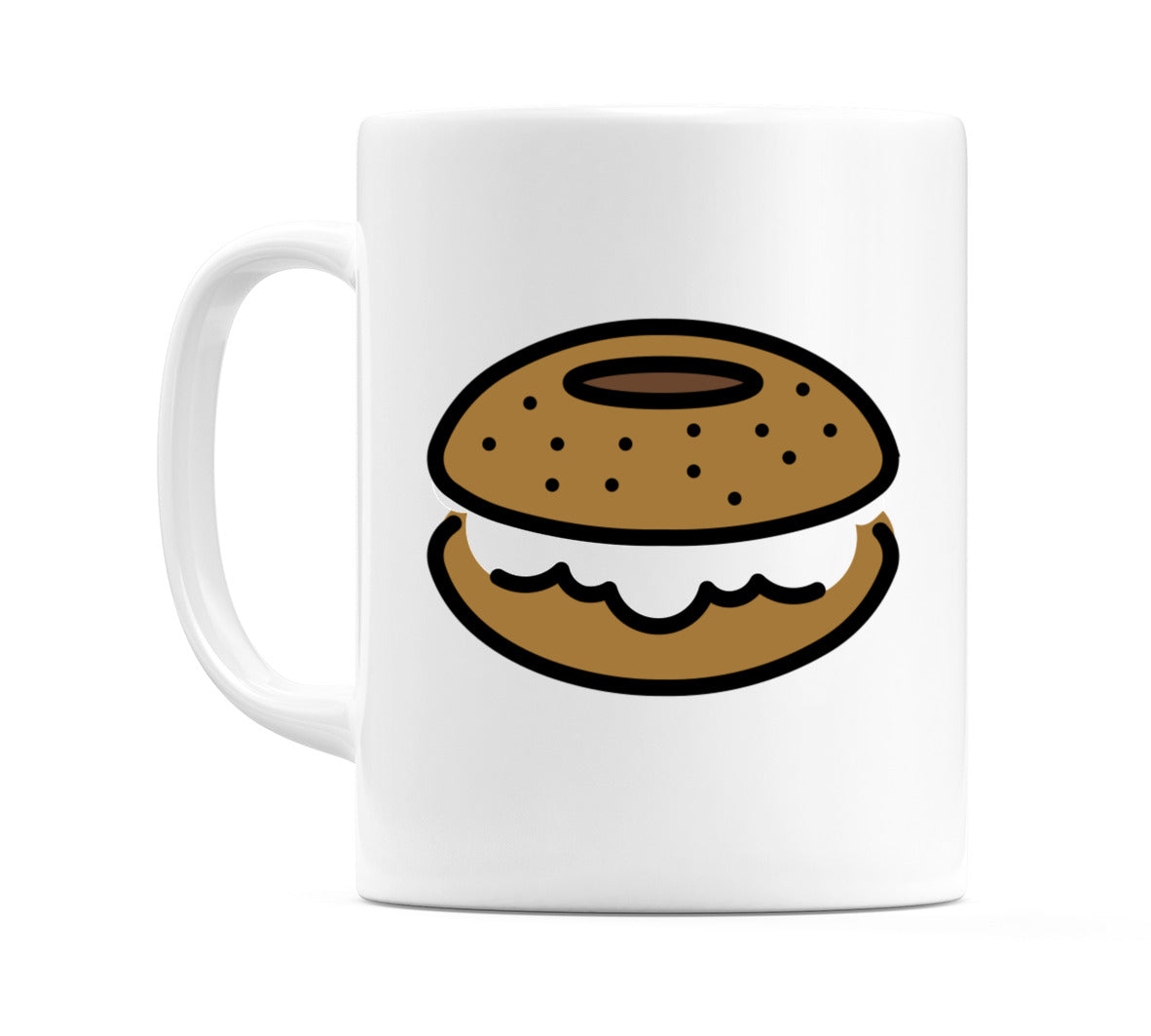 Bagel Emoji Mug