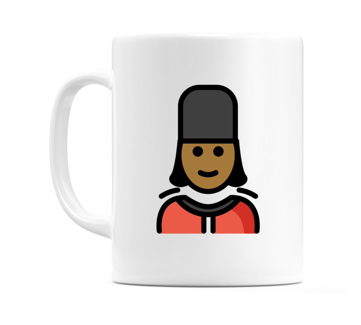 Female Guard: Medium-Dark Skin Tone Emoji Mug