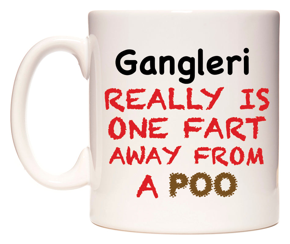 This mug features Gangleri Really is ONE Fart Away from A Poo
