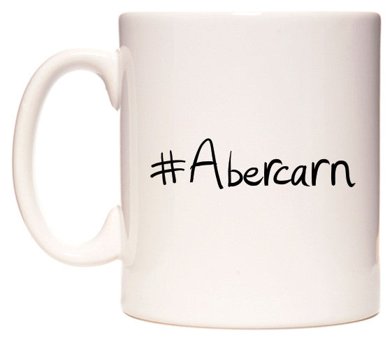 This mug features #Abercarn