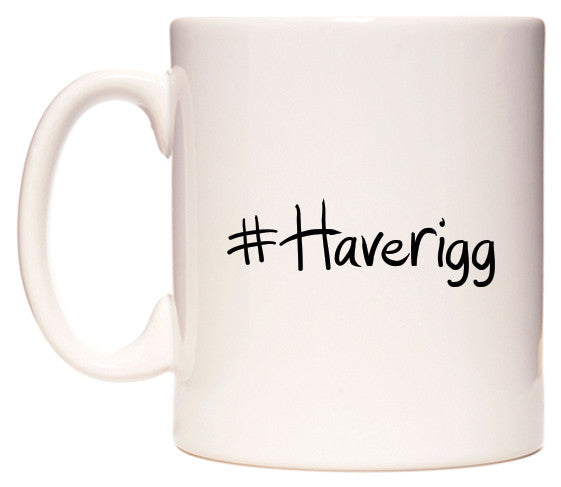 This mug features #Haverigg