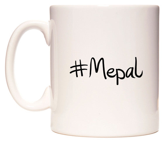 This mug features #Mepal