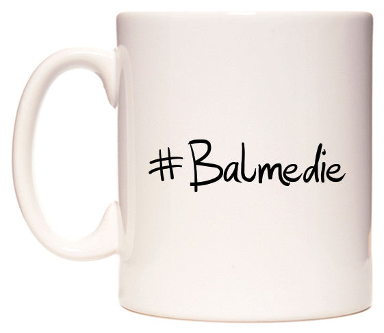 This mug features #Balmedie
