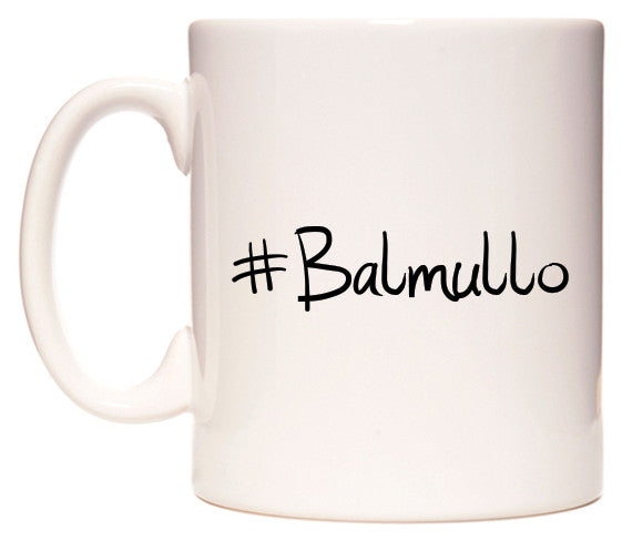 This mug features #Balmullo