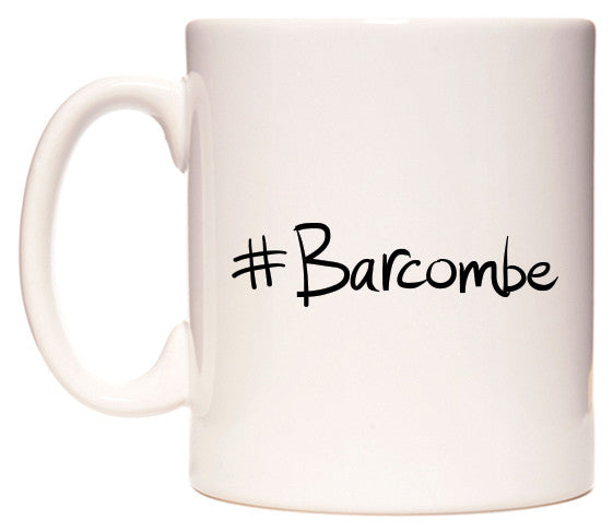 This mug features #Barcombe