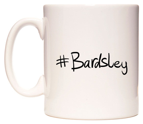 This mug features #Bardsley