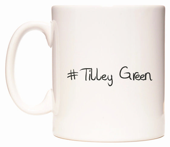 This mug features #Tilley Green