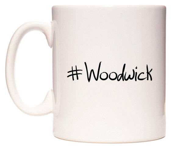 This mug features #Woodwick