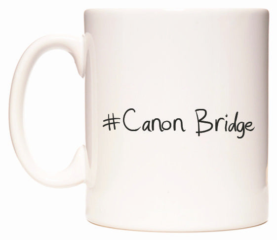 This mug features #Canon Bridge