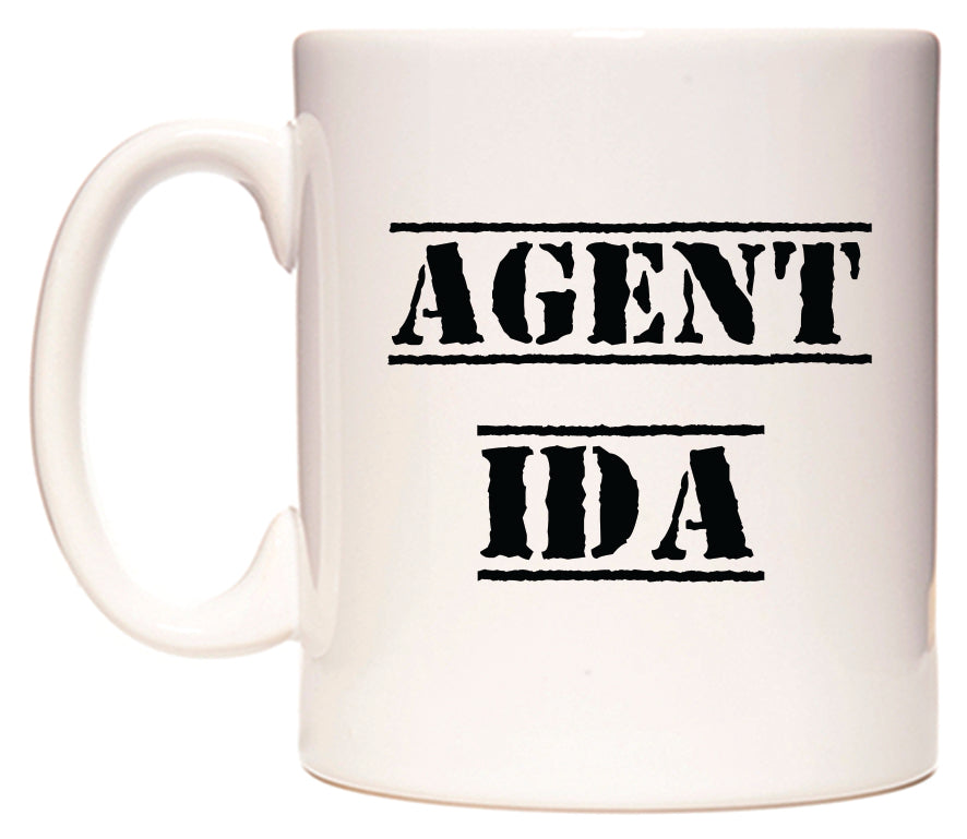 This mug features Agent Ida