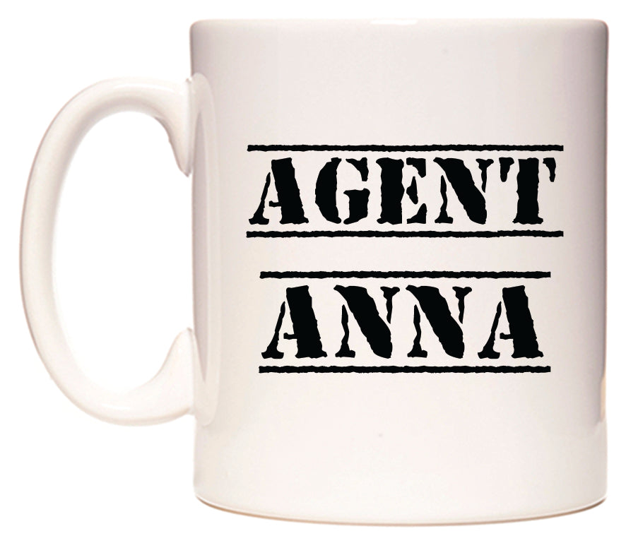 This mug features Agent Anna