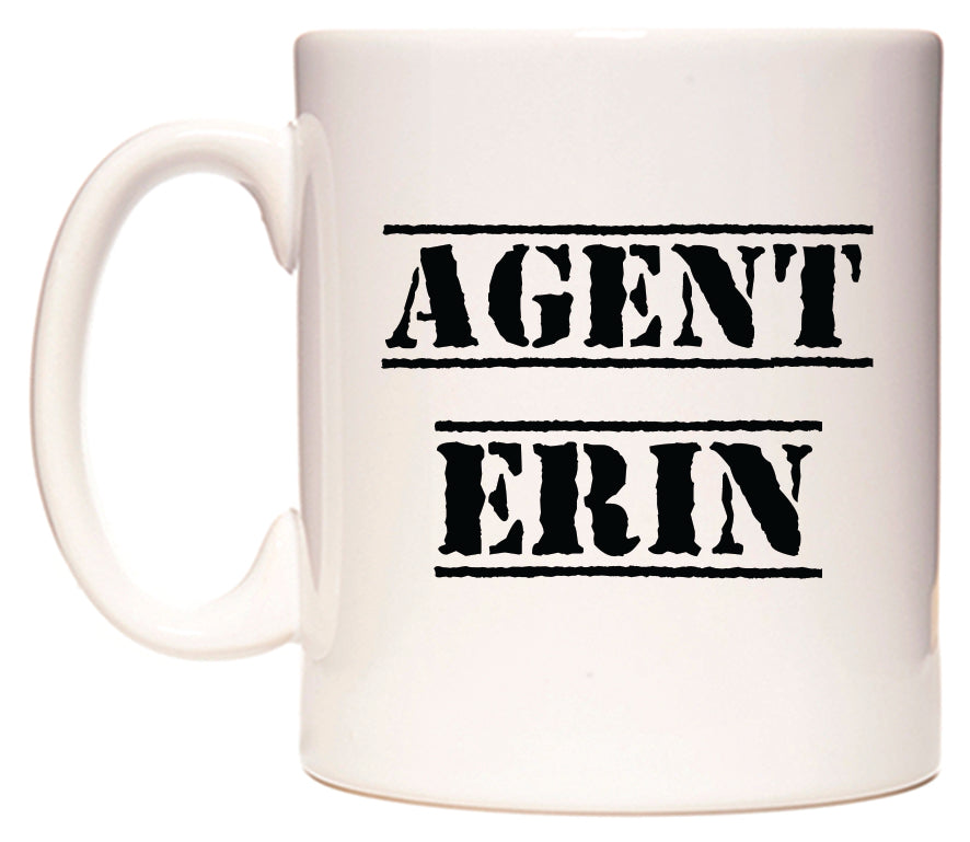 This mug features Agent Erin