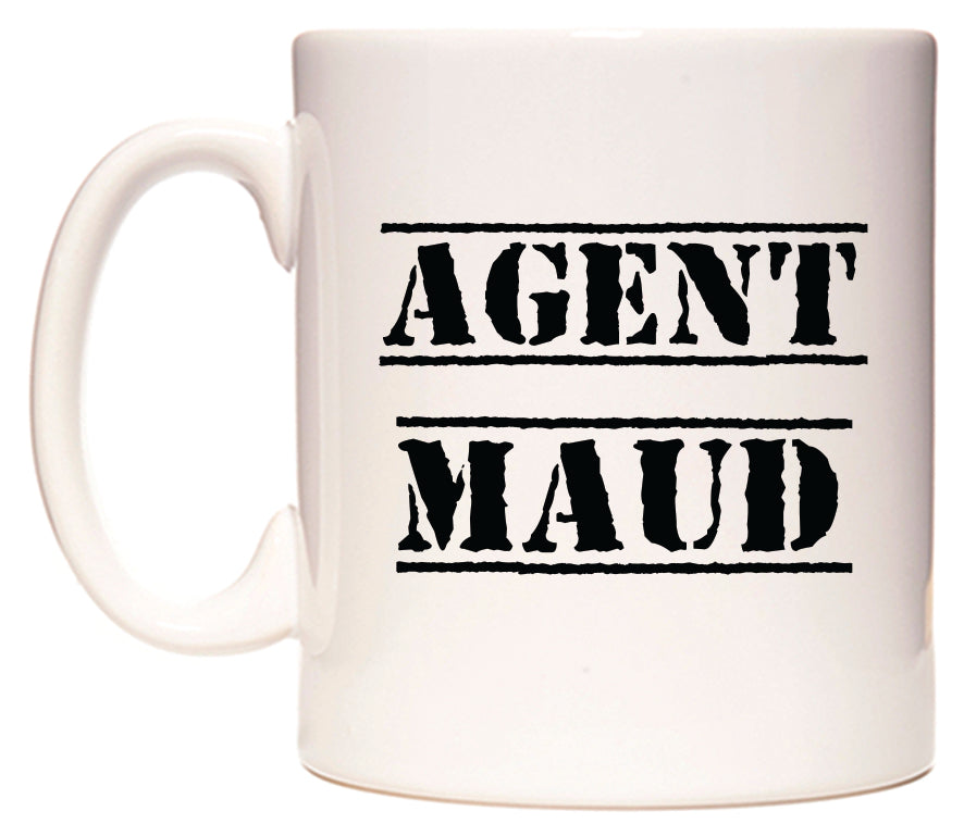 This mug features Agent Maud