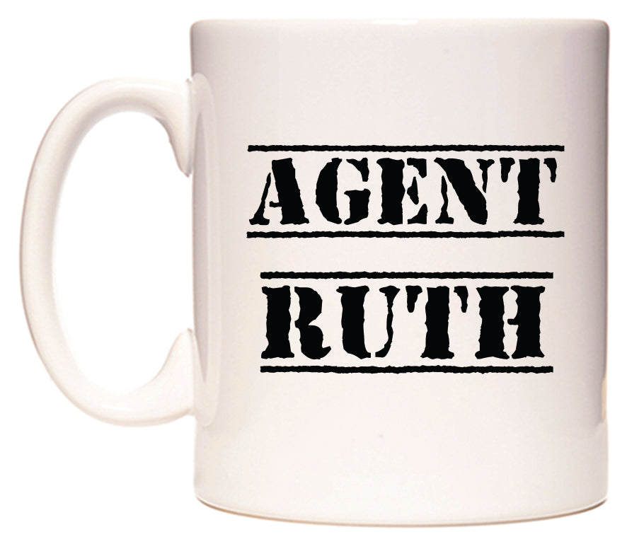 This mug features Agent Ruth