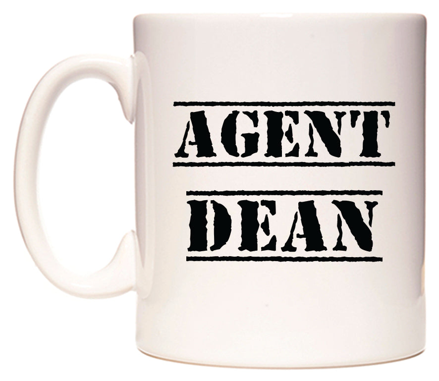 This mug features Agent Dean