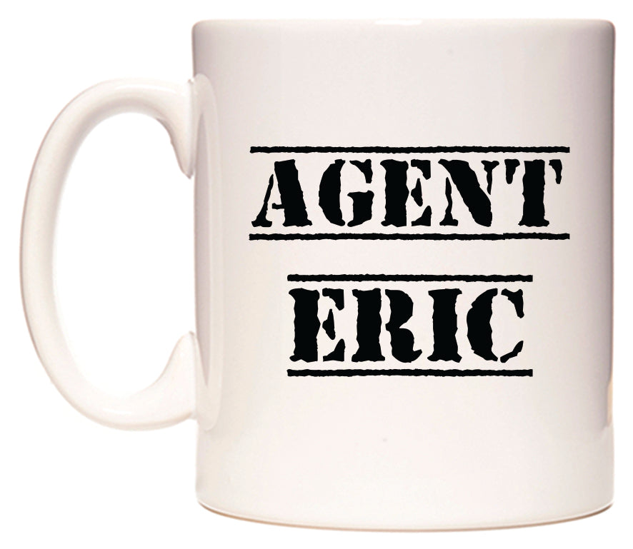 This mug features Agent Eric