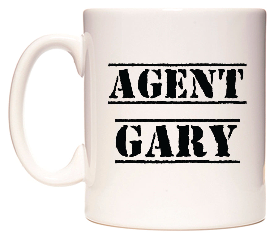This mug features Agent Gary