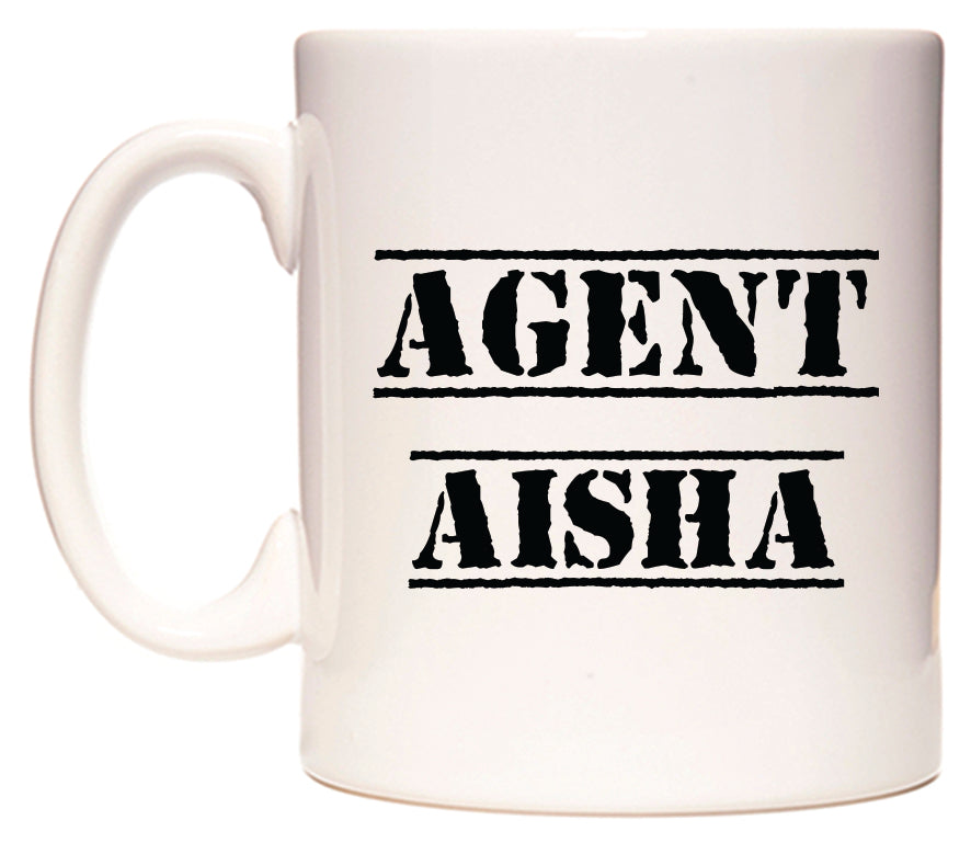 This mug features Agent Aisha