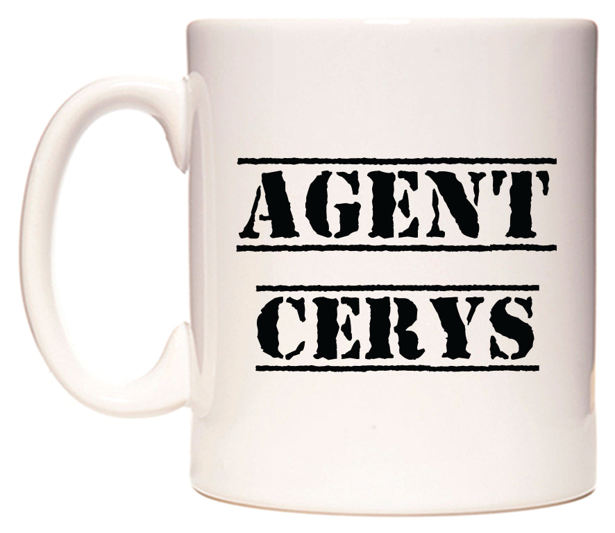 This mug features Agent Cerys