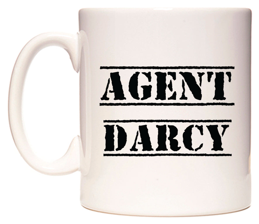 This mug features Agent Darcy