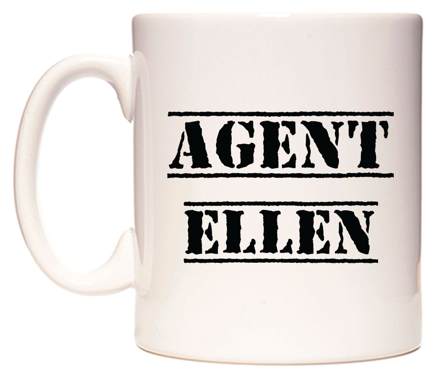 This mug features Agent Ellen