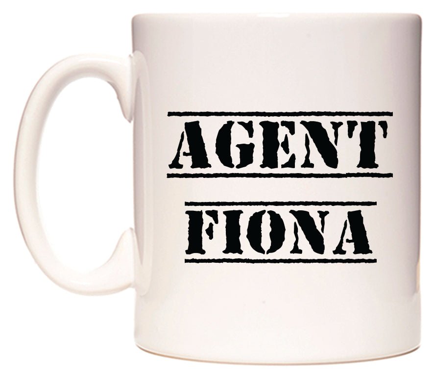 This mug features Agent Fiona