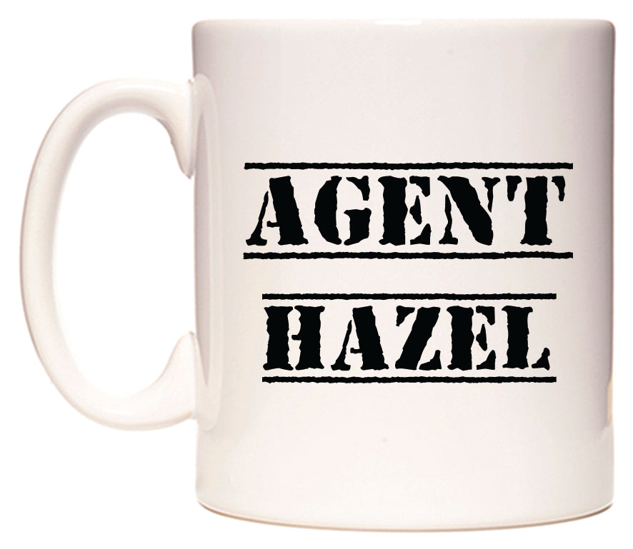 This mug features Agent Hazel