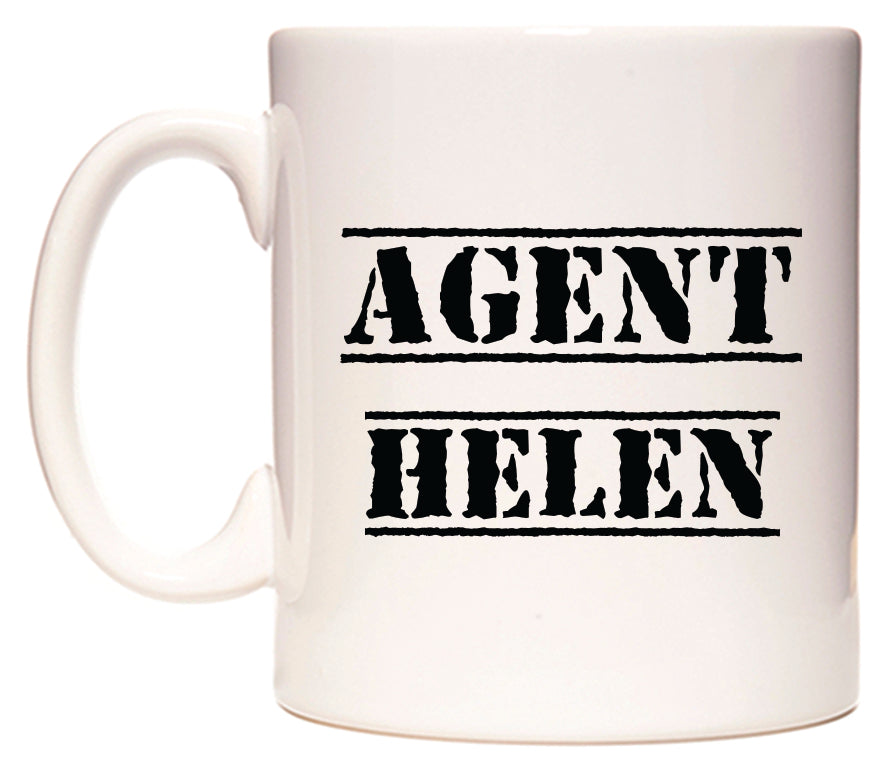 This mug features Agent Helen