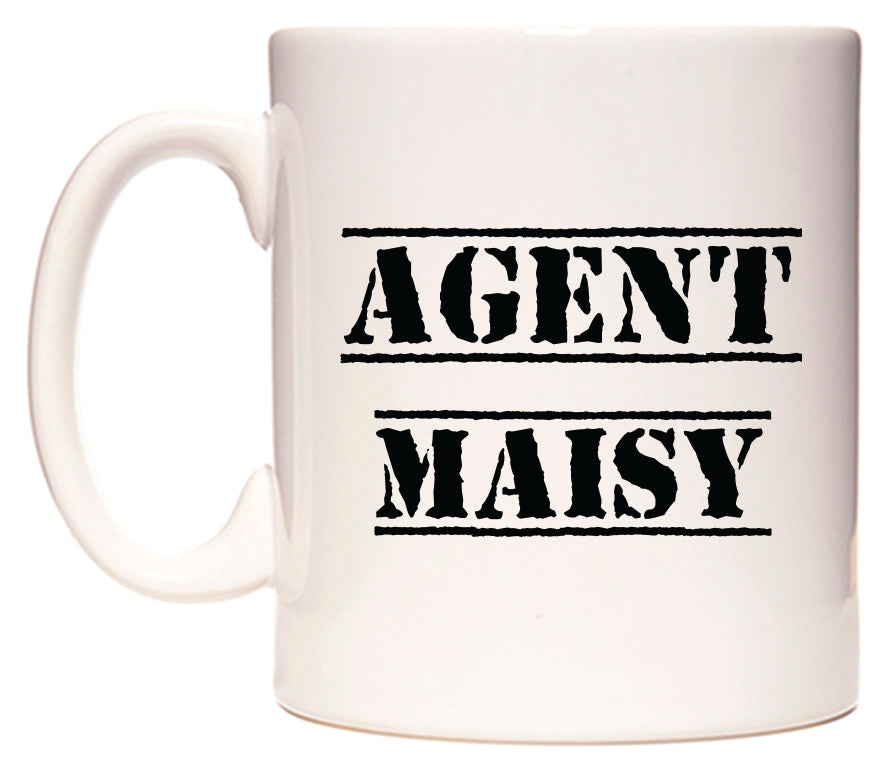 This mug features Agent Maisy