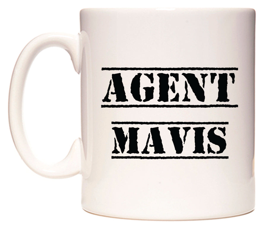 This mug features Agent Mavis