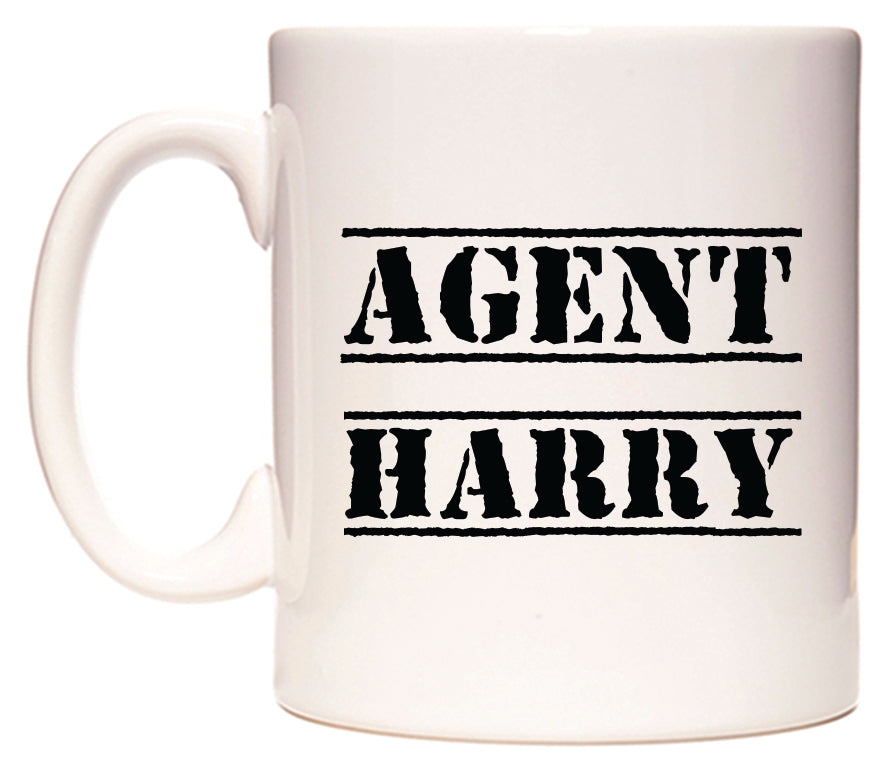 This mug features Agent Harry