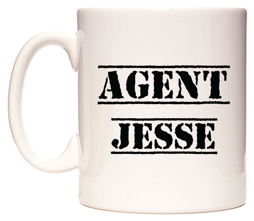 This mug features Agent Jesse