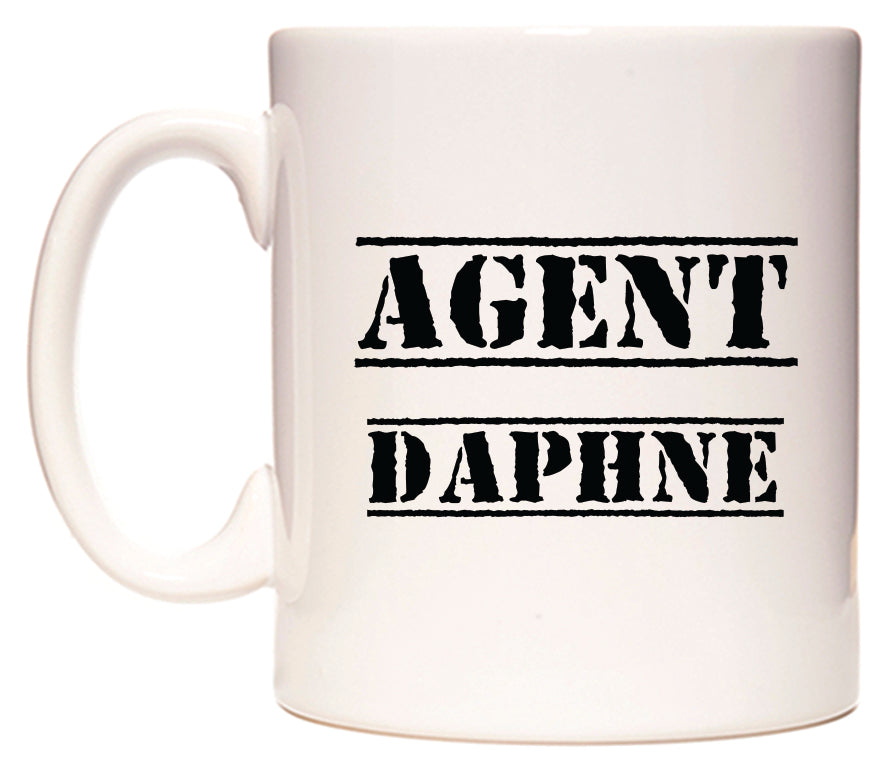 This mug features Agent Daphne