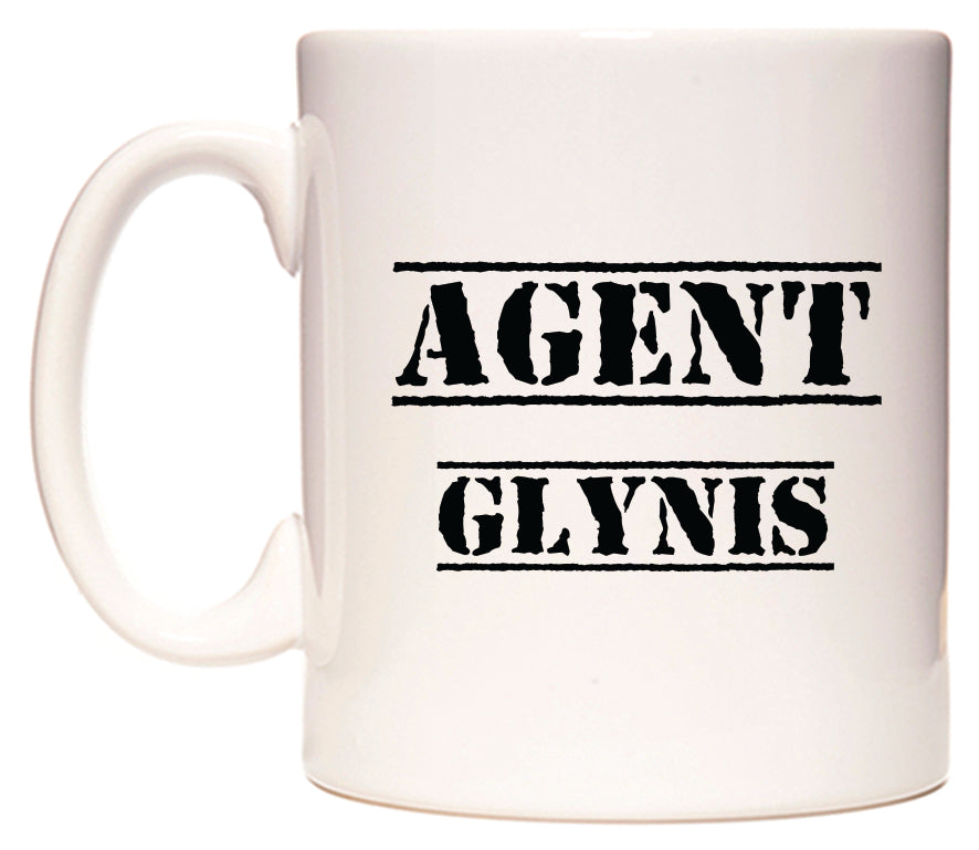 This mug features Agent Glynis