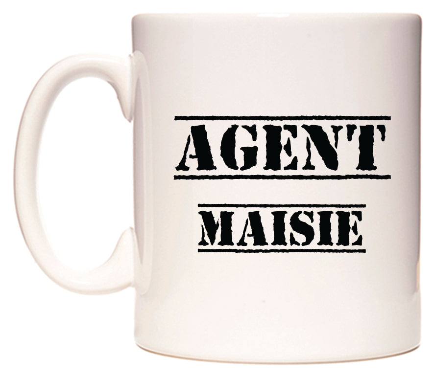 This mug features Agent Maisie