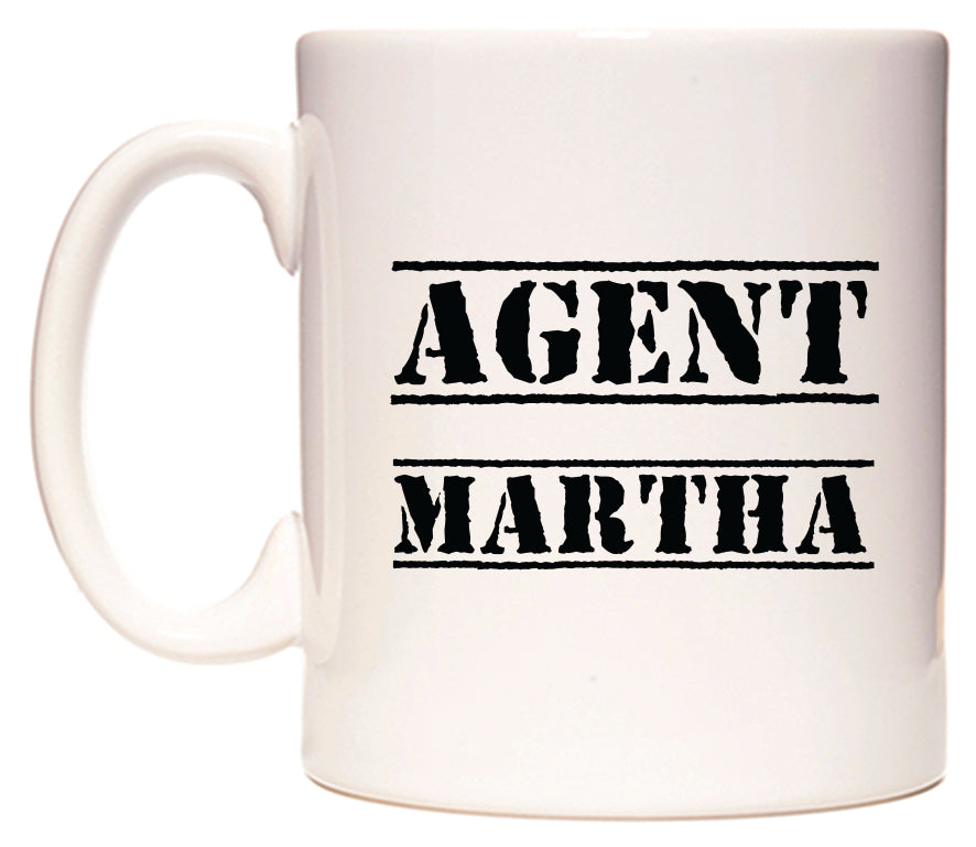 This mug features Agent Martha