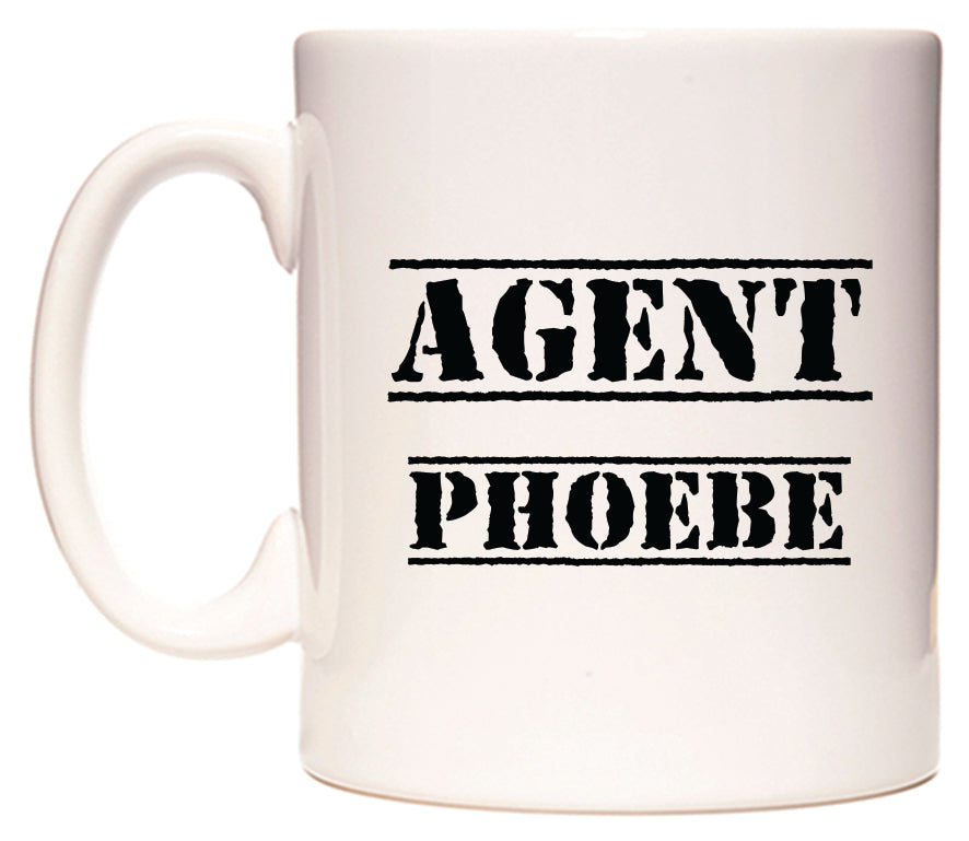 This mug features Agent Phoebe