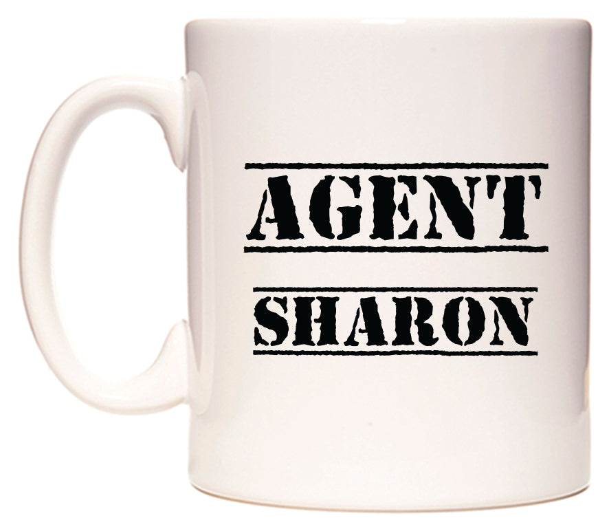 This mug features Agent Sharon