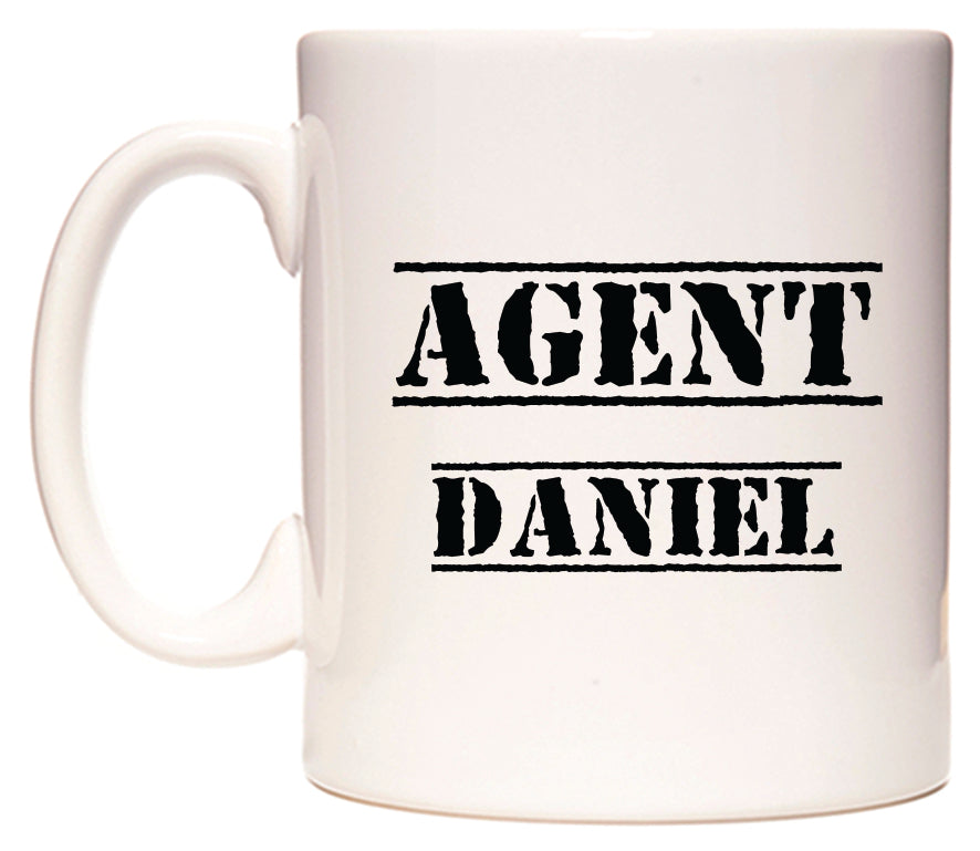 This mug features Agent Daniel