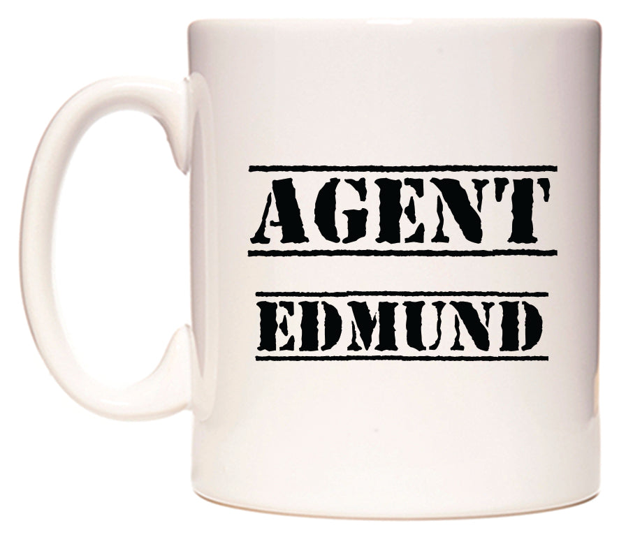 This mug features Agent Edmund