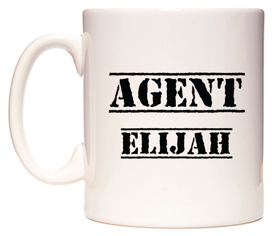 This mug features Agent Elijah