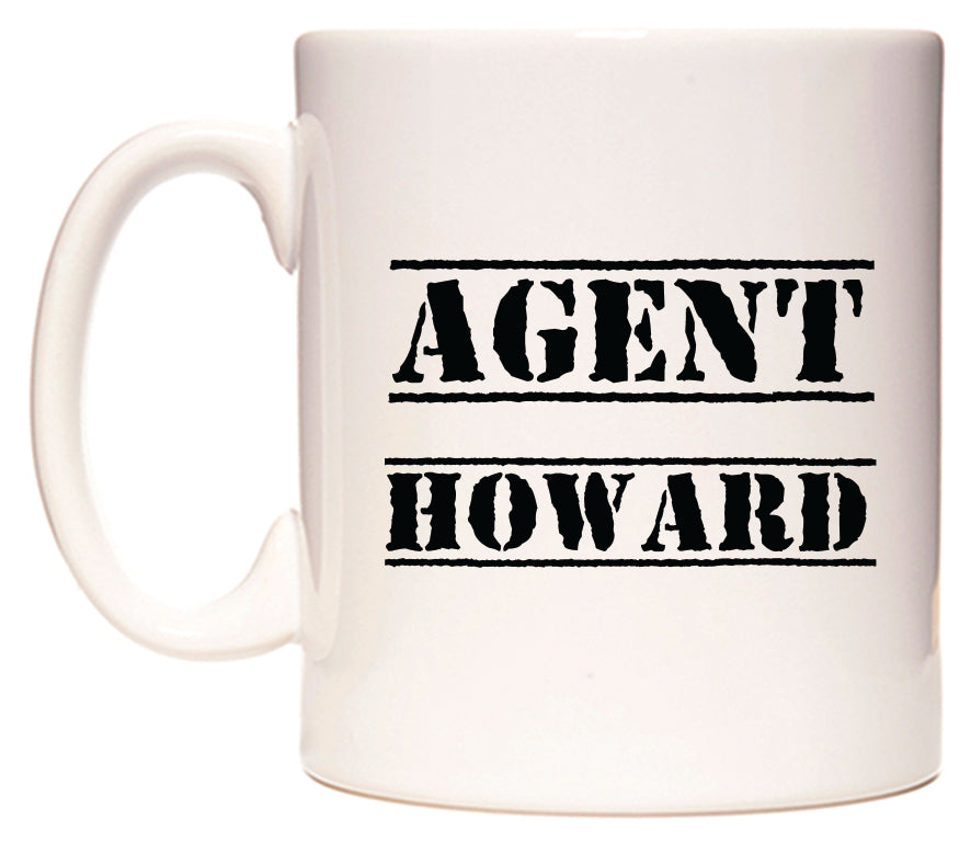 This mug features Agent Howard