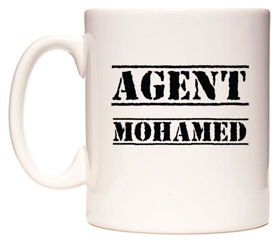 This mug features Agent Mohamed