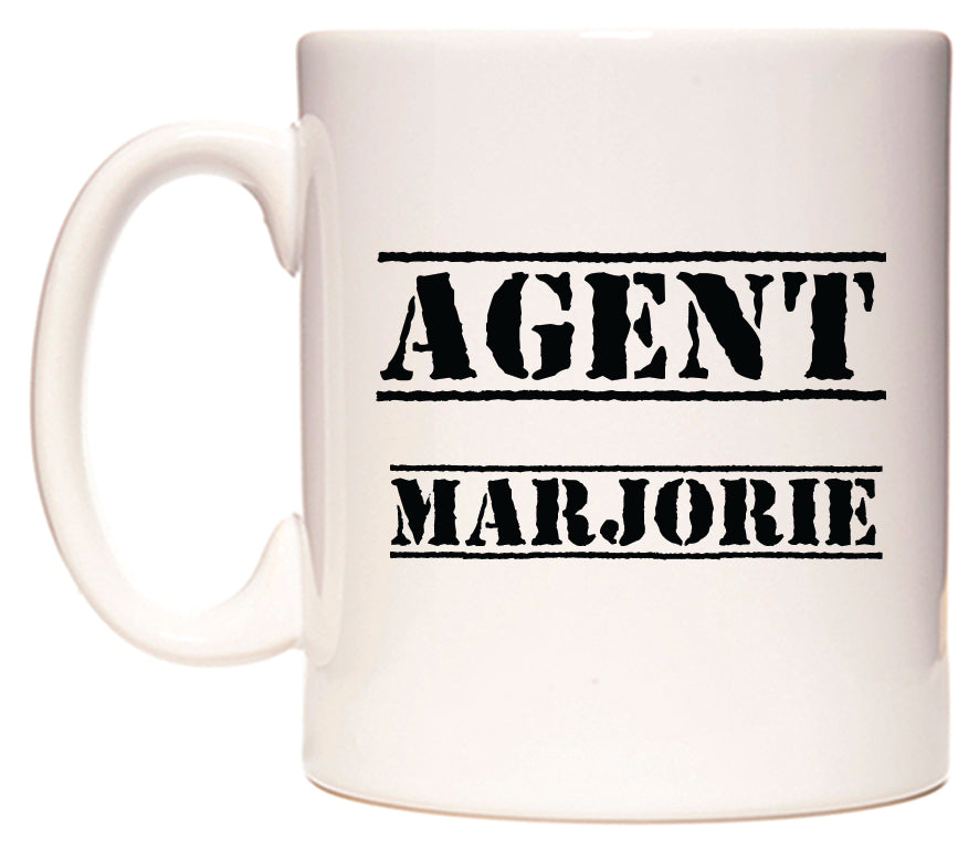 This mug features Agent Marjorie