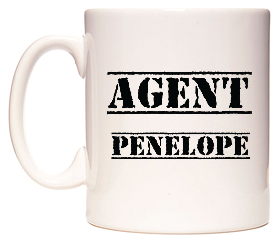 This mug features Agent Penelope